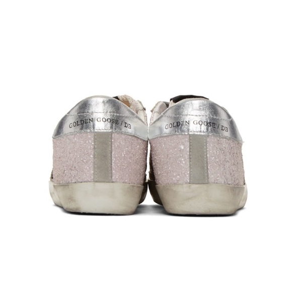 NWT Golden Goose Pink Glitter Superstar Sneakers - Picture 4 of 9